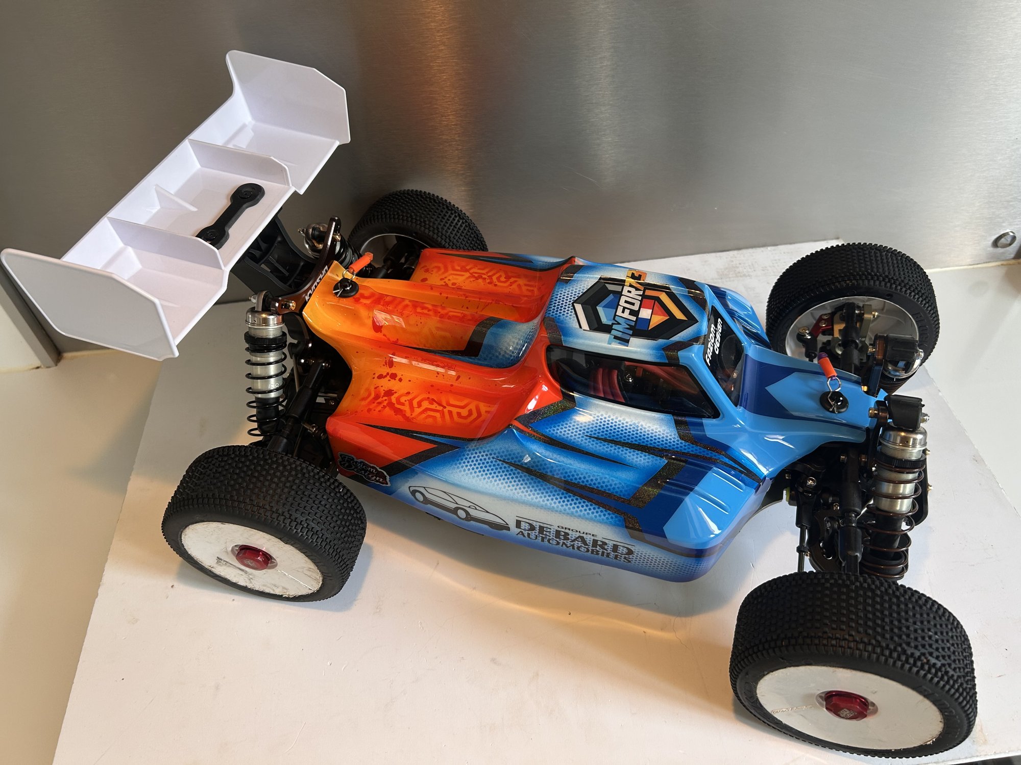 Kyosho MP11e, TT 1/8 Électrique, voiture radiocommandée de Thomas Forlino, TTMBC